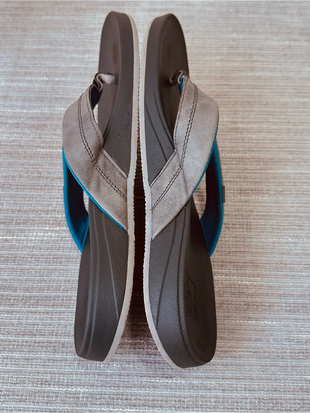 Reef CUSHION SPRING Casual Flip Flop Sandals CI3635 Gray Men's Size 12